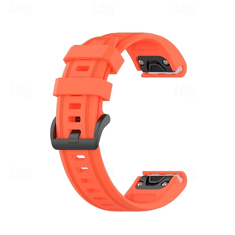 Óraszíj mert Garmin Fenix 8 43mm 7S Pro 6S 5S Plus Epix Pro 42mm Approach S70 42mm Instinct 2S Descent Mk2S D2 Delta S 20mm Szilikon Csere Szíj Állítható Sportszíj Karszalag 2025 - $13.99 -P14