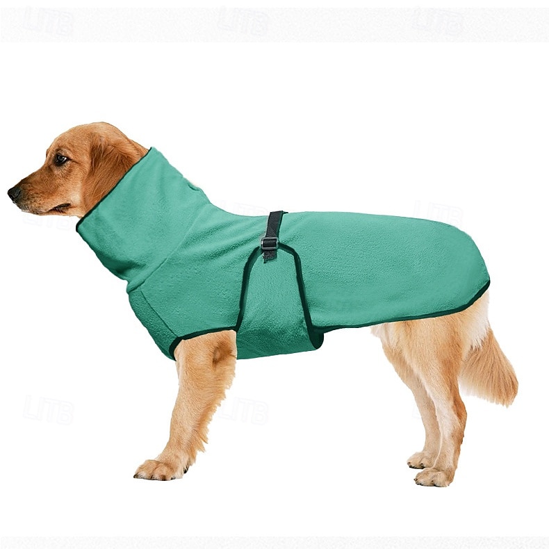 Perros Abrigos Chaleco de lana Invierno Templado Cómodo Exterior Interior Ropa de casa Medio Grande 2025 - $16.99 –P3