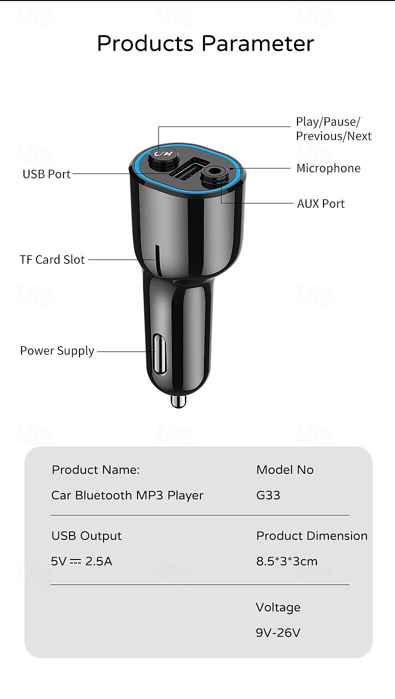 Car Bluetooth 5.0 Receiver for Car Noise Cancelling Bluetooth AUX Adapter Bluetooth Music Receiver for Home Stereo/Wired Headphones/Handsfree Calling 16 Hours Battery Life-BlackSilver 2025 - $35.99 –P11