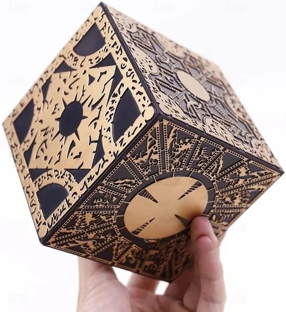 Detachable Hellraiser Puzzle Box, Hellraiser Puzzle Box Functional, Deformation Detachable Lock Puzzle Box. with Base 2025 - $27.99 –P8