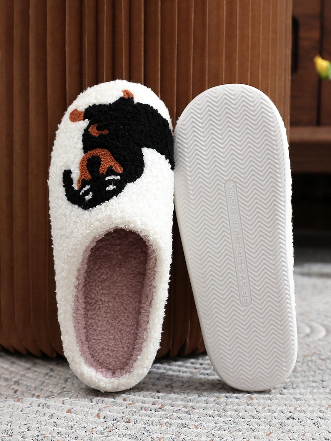 pantofole da donna con ricamo a forma di bassotto – calde scarpe da interno foderate in pile per gli amanti dei cani del 2025 a $14.99 –P6