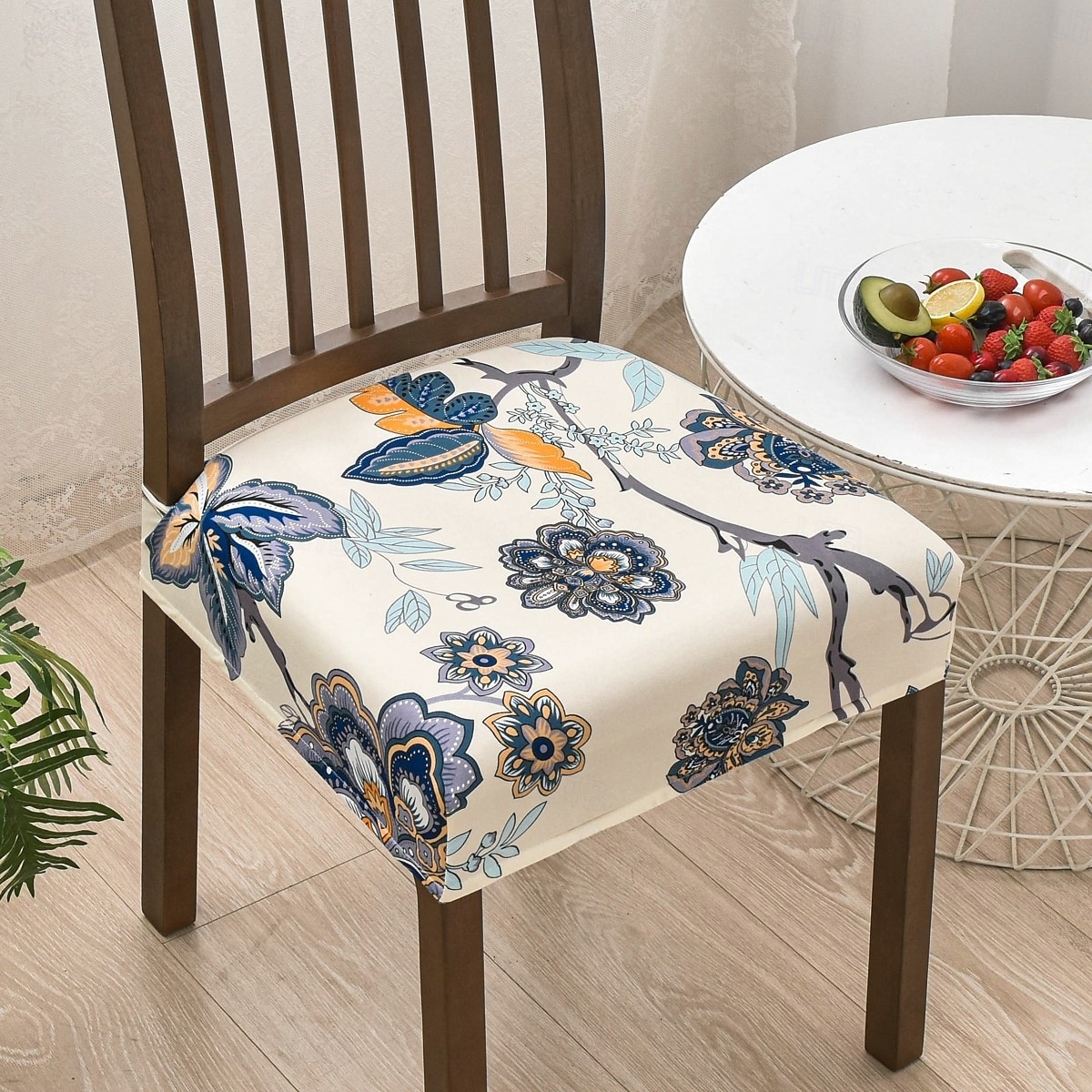 Set de huse pentru scaune elastice pentru scaune de sufragerie huse de scaune moi, detașabile, lavabile, pentru scaune de sufragerie, huse pentru scaune de sufragerie protector 2025 - $10.99 –P13
