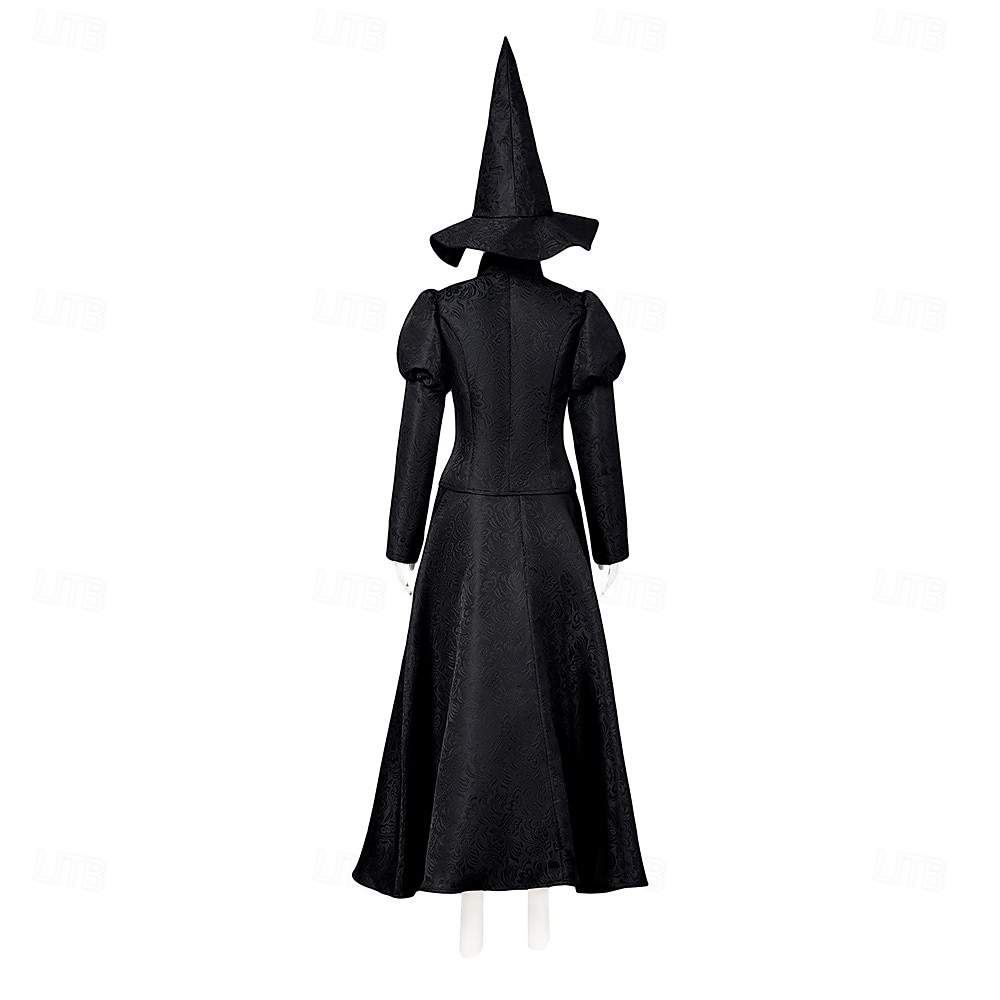 Bruxa Fada Elphaba Roupa Ocasiões Especiais Noite de Walpurgis Trajes temáticos de filmes e séries Cosplay filme for Mulheres Adulto Dia Das Bruxas Carnaval Espetáculo Festa Palco de 2025 por $79.99 –P4