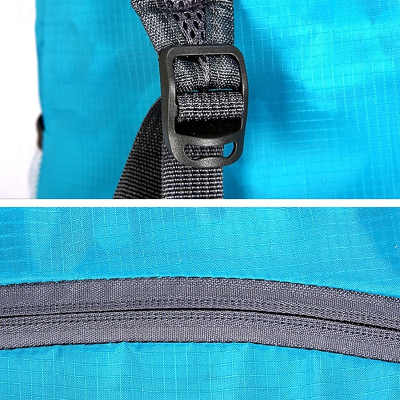 50 L Tagesrucksack Rucksack Reißverschluss Regenfest Leicht Langlebig Außen Wandern Camping Polyester Schwarz Rot Königsblau 2025 - $9.99 –P12