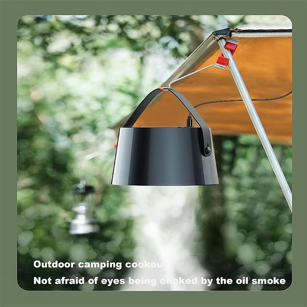 Campana extractora portátil ajustable de 3 velocidades Campana extractora de escritorio colgante con pantalla de filtro de 12 pulgadas Campana extractora de escritorio móvil con soporte 2025 - $44.99 –P7
