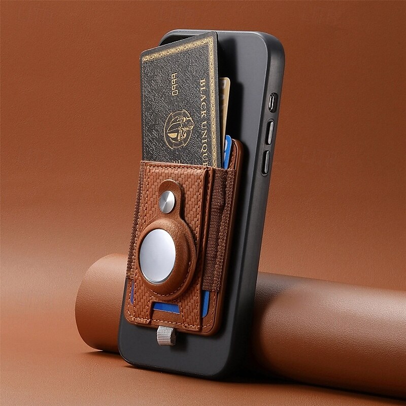 telefono Custodia Per iPhone 16 Pro Max Plus iPhone 15 Pro Max Plus Universali Custodia ad adsorbimento magnetico Con supporto A calamita Supporto a molla TPU pelle sintetica del 2025 a $21.99 –P10