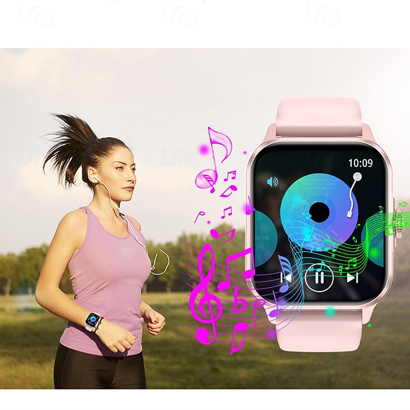 Reloj inteligente ZW36A (DAFIT) con pantalla táctil completa de 1,83" y codificador, resistente al agua, monitorización de la salud deportiva, oxígeno en sangre, presión arterial, frecuencia cardíaca 2025 - $33.99 –P11
