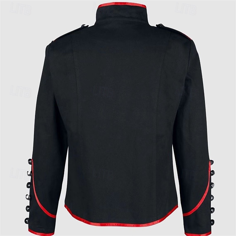Retro Vintage Rococo Coat Masquerade Circus Jacket Prince Aristocrat Sequins Men's Carnival Masquerade Event / Party Adults' Coat Spring Fall & Winter 2025 - $44.99 –P9