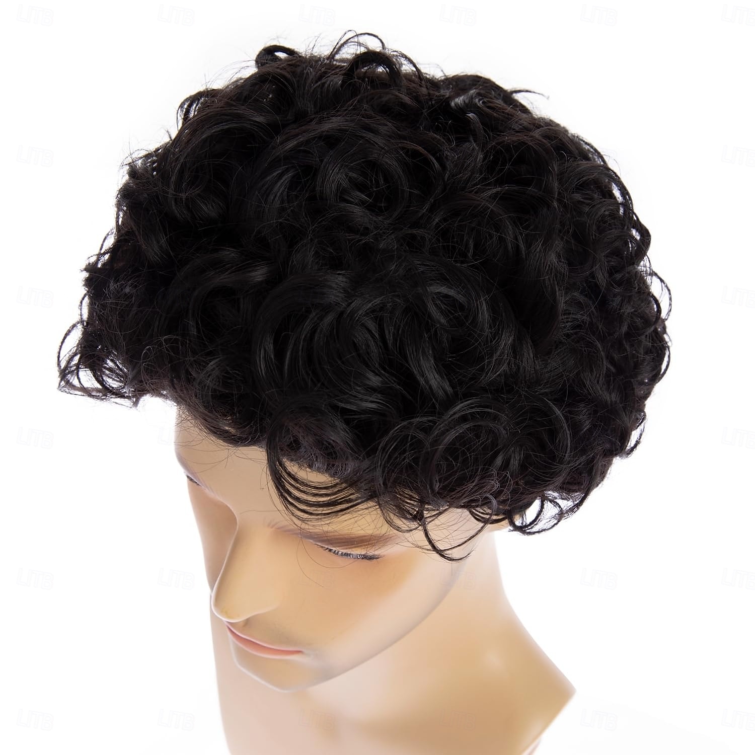 2025年 メンズウィッグ ショート カーリーウィッグ 合成アフロ ハロウィンコスチューム コスプレウィッグ 男性用ウィッグキャップ付き  コレクション – $18.99 –P6