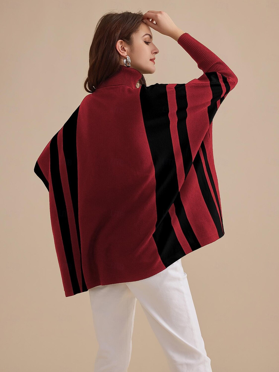 pull à col roulé en maille côtelée d'acrylique et de polyester de 2025 ? $44.99 –P6