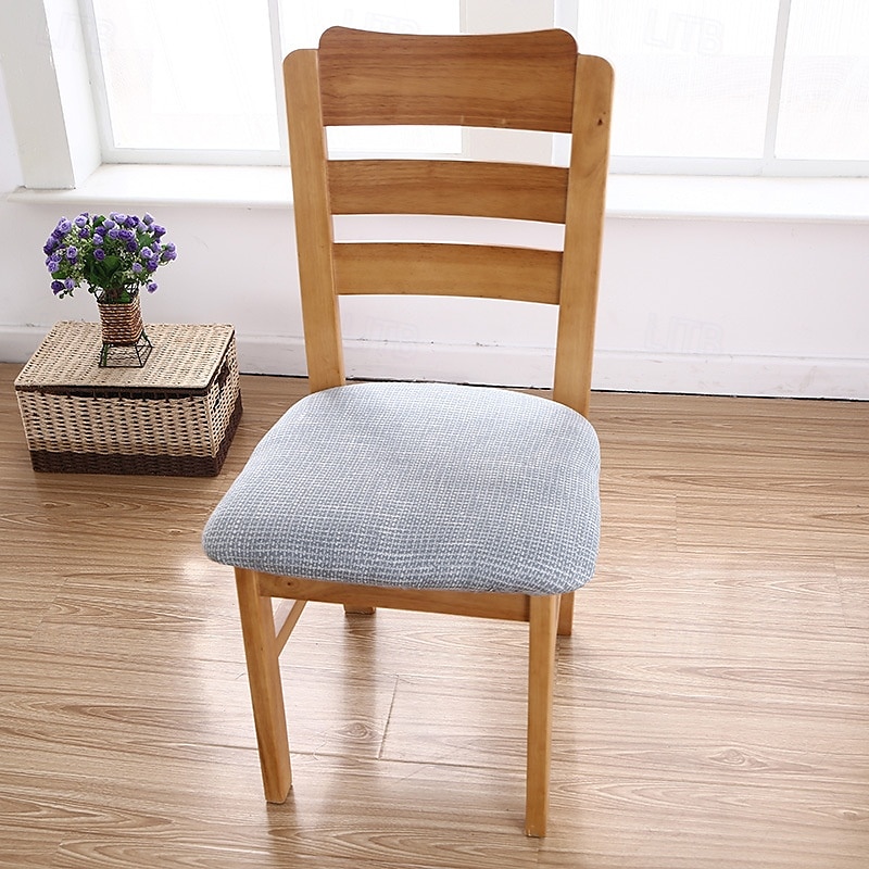 Housse de siège de chaise extensible et durable, idéale pour protéger et rafraîchir les sièges de chaise, ajoute confort et style aux chaises de salle à manger, de bureau ou de salon de 2025 ? $10.99 –P25