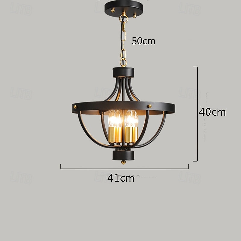 4-Light Dining Room Chandelier Island Suspended Light Fixture 110-240V 41cm 2025 - $399.99 –P5