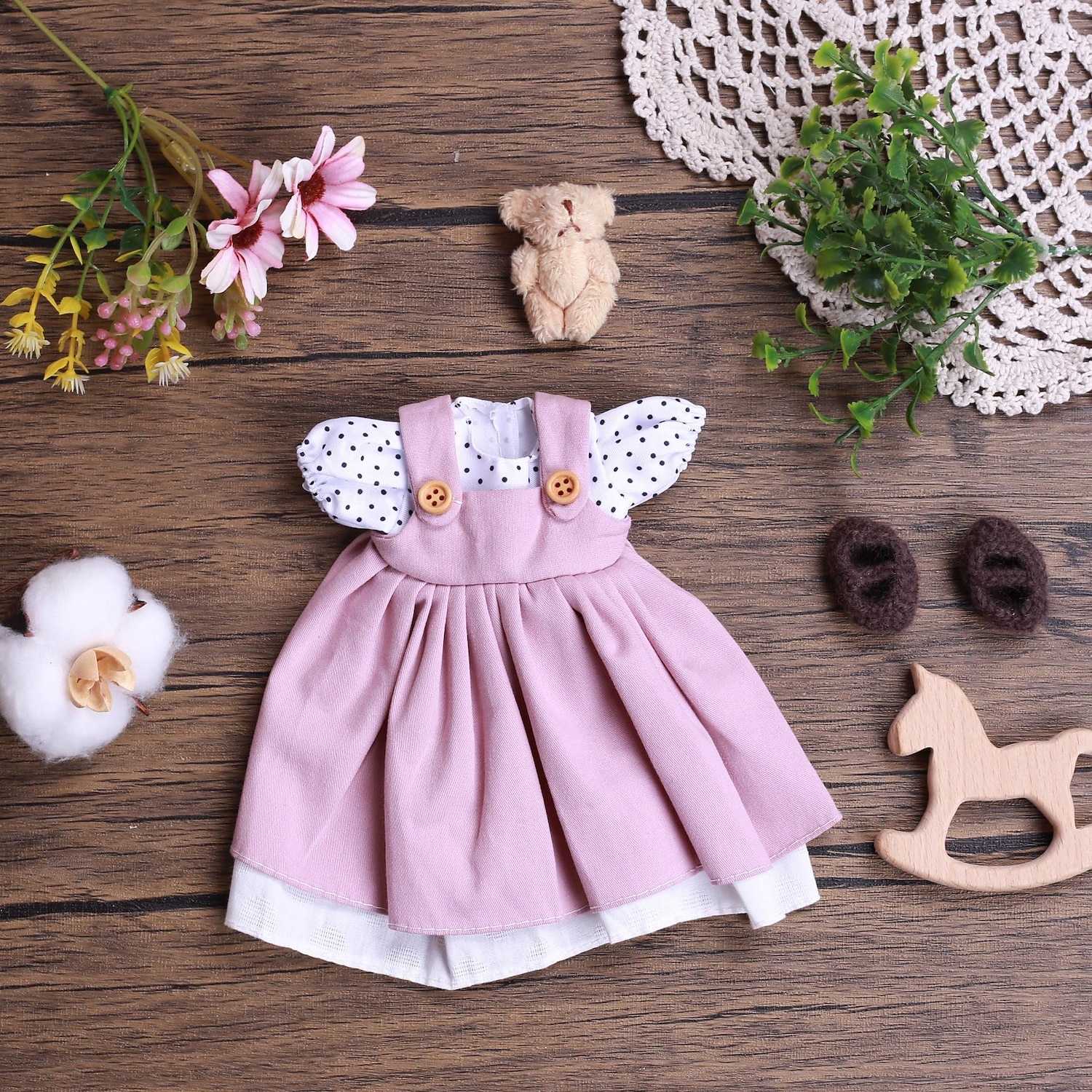 Handmade Waldorf Doll Clothes Set for 12 inch Doll Handmade Muppet Doll for Christmas Gifts 2026 - $25.99 –P9