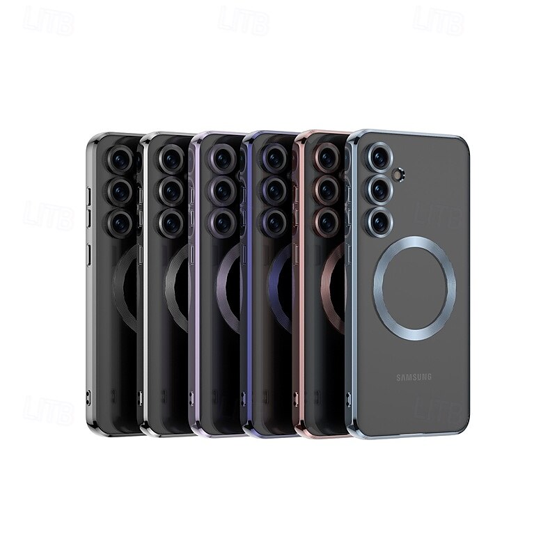 τηλέφωνο tok Για S24 Ultra S24 Plus S24 S23 S23 Ultra S23 Plus S25 Ultra Πίσω Κάλυμμα Μαγνητική Υποστήριξη ασύρματης φόρτισης Ανθεκτική σε πτώσεις Ρετρό Επιμετάλλωση 2025 - $13.99 –P1