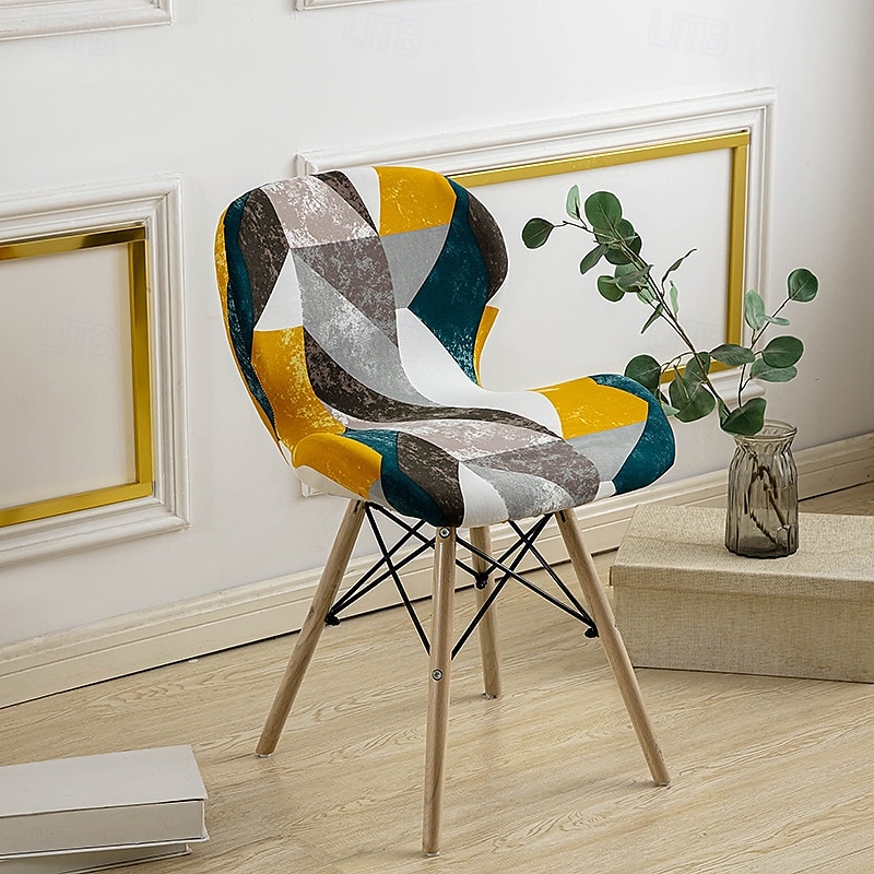 Funda elástica para silla de comedor, funda duradera y flexible, perfecta para proteger y renovar sus sillas, agrega estilo y comodidad a la decoración de su sala de estar, comedor o oficina. 2025 - $12.49 –P27