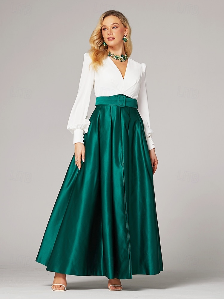 elegant grønn sommerfuglsmykkesett for kvinner – glitrende krystallkjede og øredobbersett med blomsterdesign for spesielle anledninger 2025 - $18.99 –P3