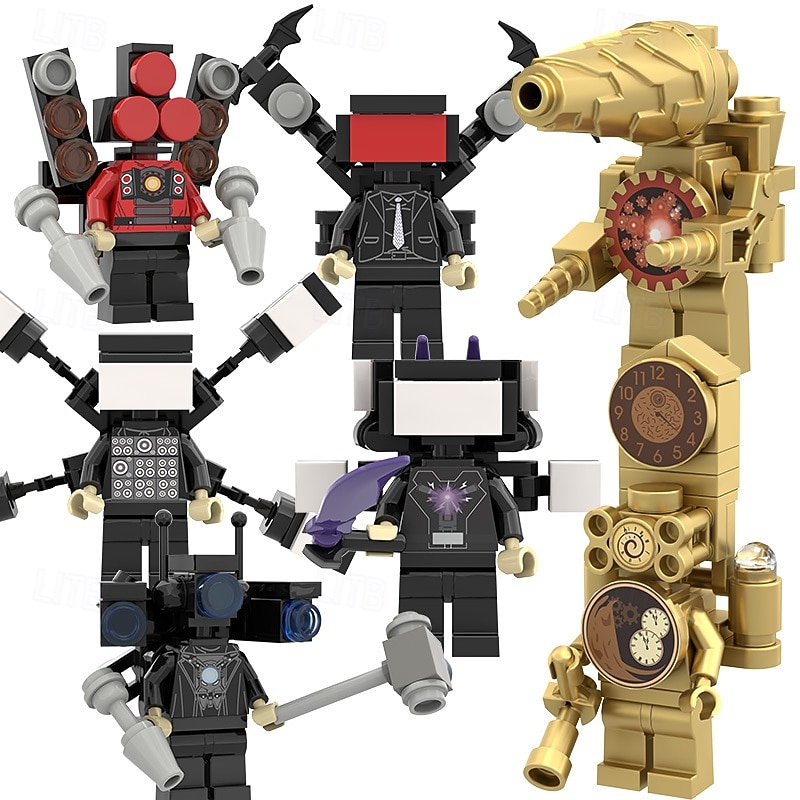Toilet Blocks Toys TV Building Blocks Toys Imaginative Construction Playset Blocks Action FigureBirthday Building Blocks for Adults Kids Fans 2025 - $33.99 –P1