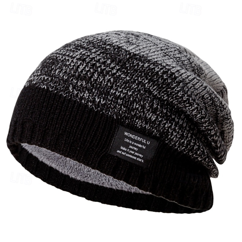 Per uomo Unisex Cappello a cuffia Cappelli invernali Berretti 骷髅头毛线帽 Cappello lavorato a maglia Rosso Kaki Fibra acrilica Lavorato a maglia Accogliente Da tutti i giorni Per uscire Color Block Caldo del 2025 a $8.99 –P4