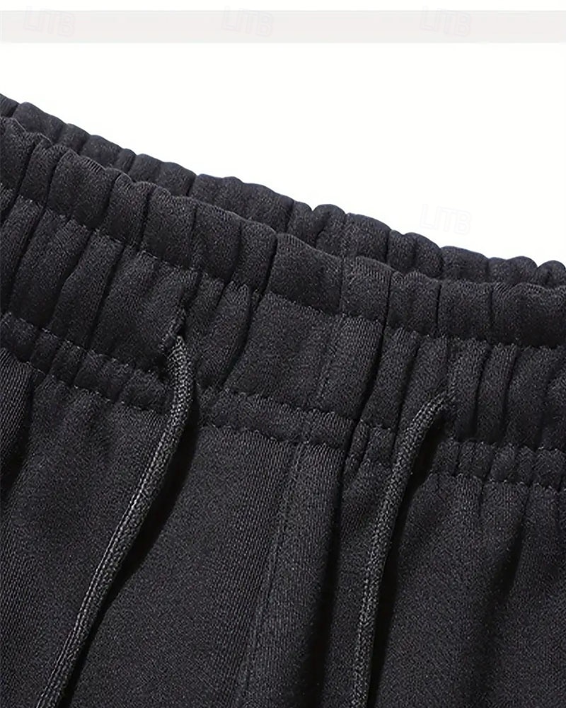 Homens Sherpa Calças de lã Calças Esportivas Corredor Calças Bolsos Com Cordão Cintura elástica Tecido Conforto Quente Esportes Diário Moda Casual Preto Cinzento Micro-Elástica de 2026 por $18.99 –P4