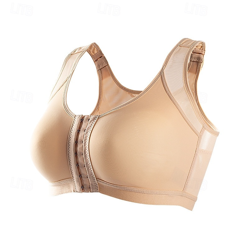 Dam Behåtopp Underkläder Behåtopp Bekväm Andningsfunktion Stötsäker Avtagbar dyna Remlös Slät Sport Sportkläder Svart Vit Yoga Kondition casual 2025 - $12.99 –P5