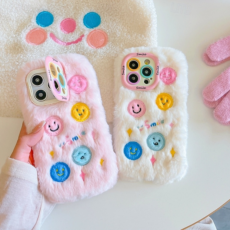 2025年 電話 ケース 用途 iPhone 16 Pro Max プラス iPhone 16 Proマックス iPhone 15 プロマックスプラス iPhone 15 Pro Max iPhone 14 13 12 Pro Max Plus iPhone 14 Pro Max iPhone 13 12 11 Pro Max バックカバー スタンド付き 耐衝撃 レトロ風 プラッシュ  コレクション – $17.99 –P1