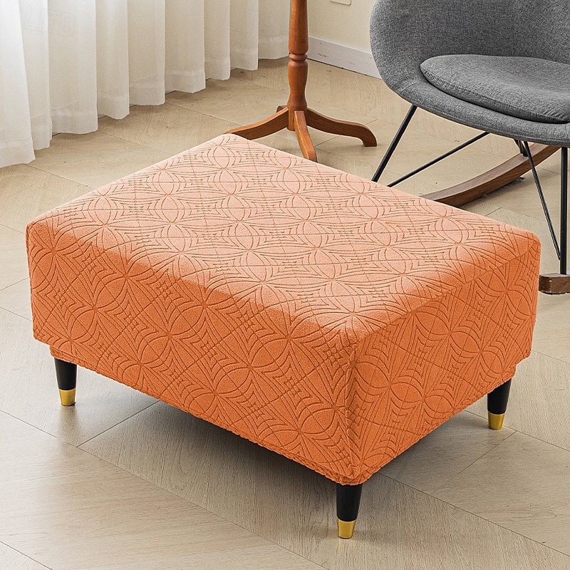 Copri pouf quadrato, copri pouf spesso ed elastico di grandi dimensioni per pouf quadrati di grandi dimensioni, copri mobili extra large e copri poggiapiedi per l'arredamento del soggiorno del 2025 a $12.49 –P10