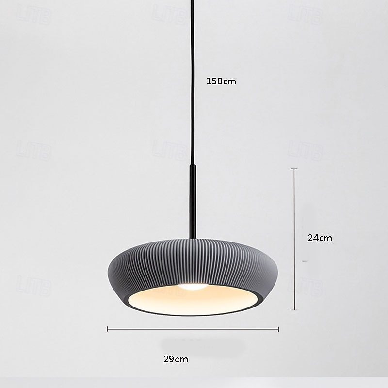 تصميم فانوس معلق مصباح معلق من الجبس بسيط وحديث 110-240 فولت 29 سم 2025 - $177.99 –P6