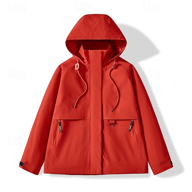 Men's Softshell Jacket Hiking Jacket Outdoor Windproof Water Resistant Lightweight Jacket Windbreaker Jacket Traveling Black White Yellow Red Purple 2025 - $55.99 –P7