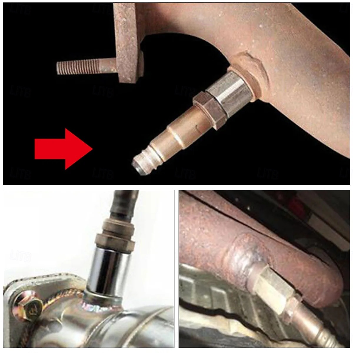 Adattatore filettato per sensore di ossigeno m18x1,5 in acciaio inox, distanziale di estensione per emulatore di convertitore mini catalizzatore universale del 2025 a $31.99 –P4