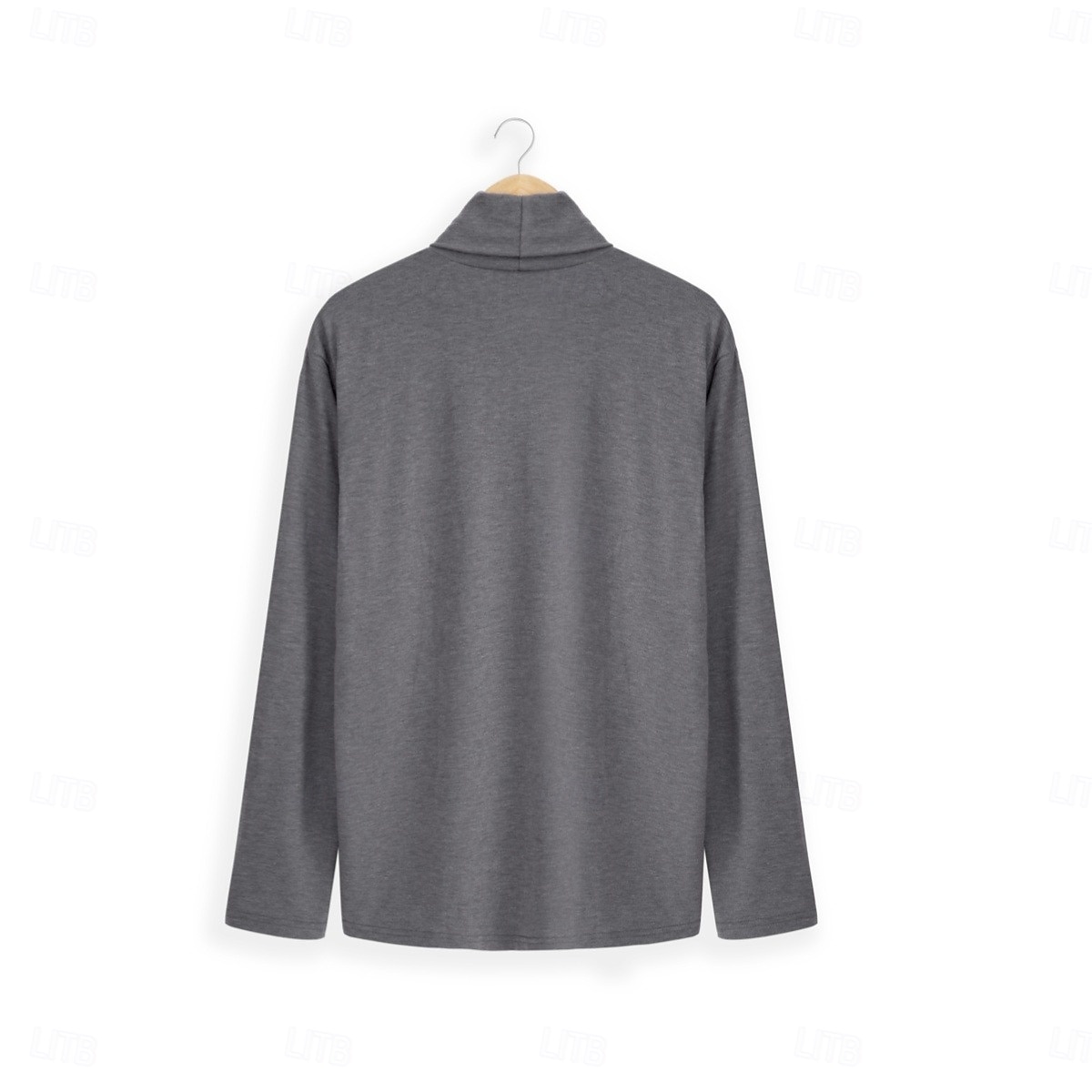 Herre T skjorte Turtleneck skjorte Langermet skjorte Langermet Rullekrage Vår & Vinter عادي Mote Designer Fritid Klassisk Gate Sport Ferie Lyseblå Marineblå Svart Topp T-skjorte for menn 2025 - $15.49 –P10