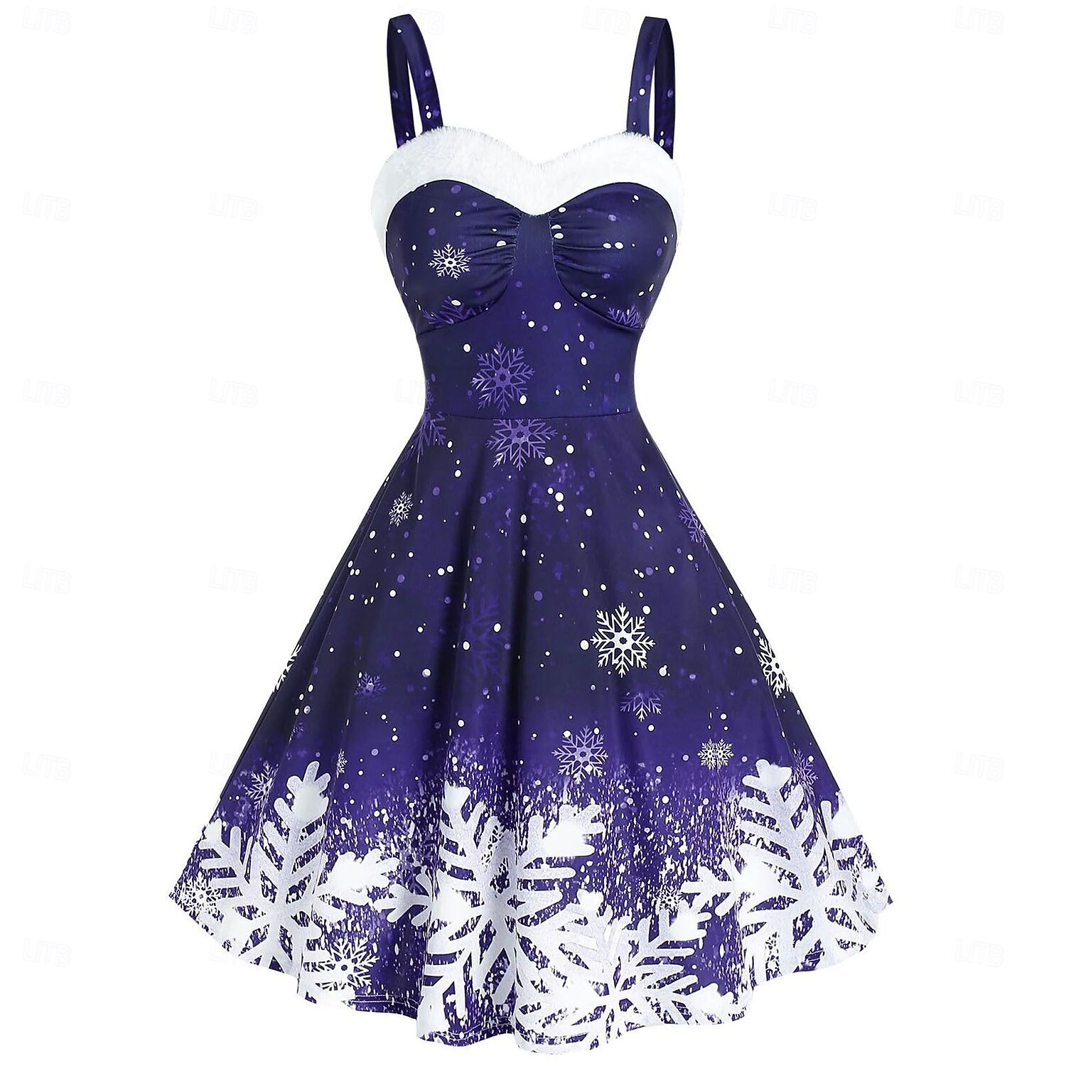 A-Linie Kleid Ausgefallenes Weihnachtskleid Weihnachten Damen Weihnachten Maskerade Heiligabend 1950s Erwachsene Party Weihnachten Silvester Kleid 2025 - $24.99 –P8