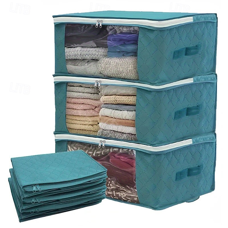 kuitukangas pölytiivis pussi taitettava säilytys tilkkupussi vaatekaappi vaatteet viimeistelylaatikko säilytyspussi 49x36x21cm 2025 - $9.99 –P8