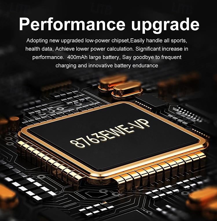 2025年 k63 スマートウォッチ 1.96 AMOLED スクリーン Bluetooth 通話 スポーツトラッカー 380mAh 長時間スタンバイ 健康モニター メンズ スマートウォッチ  コレクション – $71.19 –P4
