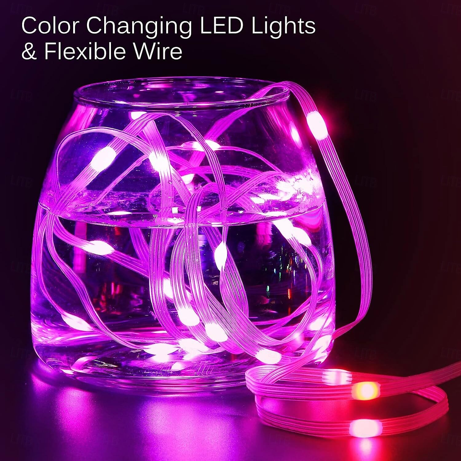 Christmas Magic LED Curtain Light Bluetooth Control APP Point Control Leather String Lights 2x2m 200LEDs 3x3m 300LEDs Christmas Wedding Holiday Home Bedroom Living Room Balcony Waterproof Decoration 2025 - $90.99 –P4