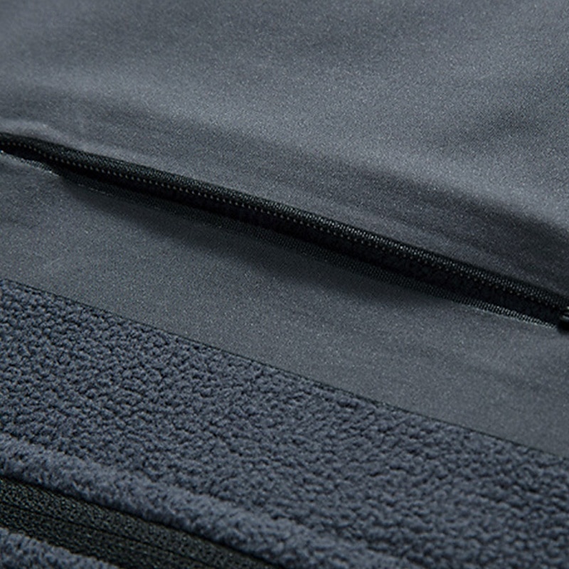 Men's Hiking Fleece Jacket Winter Outdoor Thermal Warm Fleece Lining Fleece Jackets Climbing Camping / Hiking / Caving Traveling Dark Grey Black Army Green Light Grey 2025 - $46.99 –P8