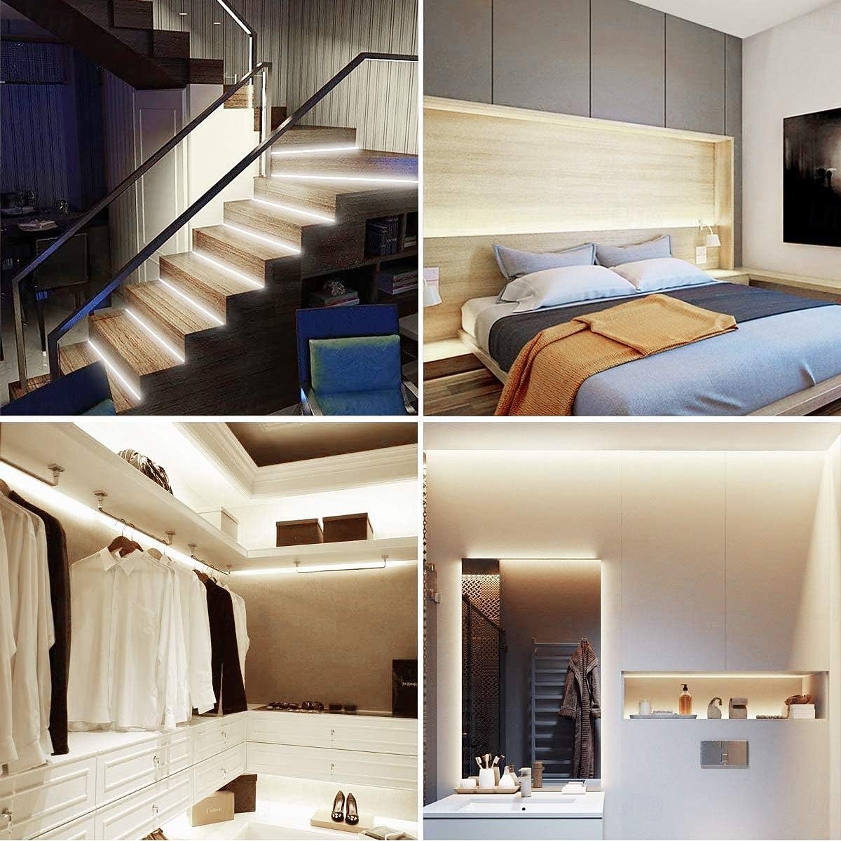COB LED Vanity Mirror Light Kit, 1-4M/3.2-13ft 420LED/m Adjustable Strip Light, Dimmer & Power Supply COB Strip Lights for Mirror, Closet, Kitchen, Cabinet Lighting 2025 - $23.99 –P11