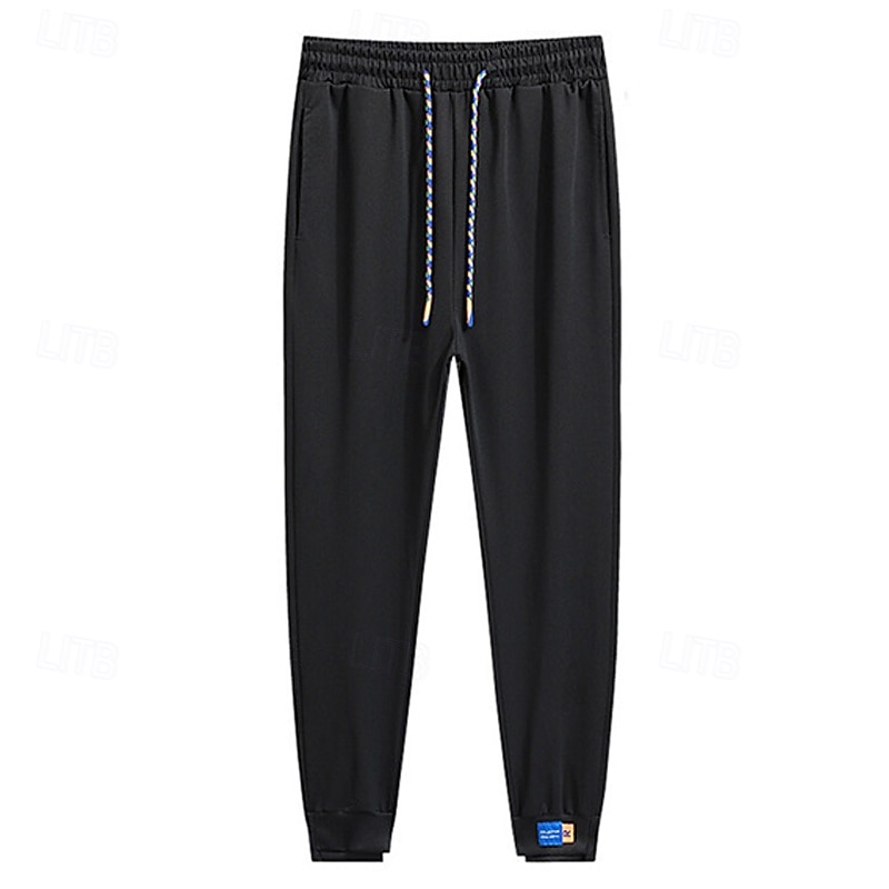 Men's Sherpa Fleece Pants Sweatpants Joggers Trousers Pocket Drawstring Elastic Waist Plain Comfort Warm Sports Outdoor Daily Fashion Casual Black White Micro-elastic 2025 - $20.99 –P9