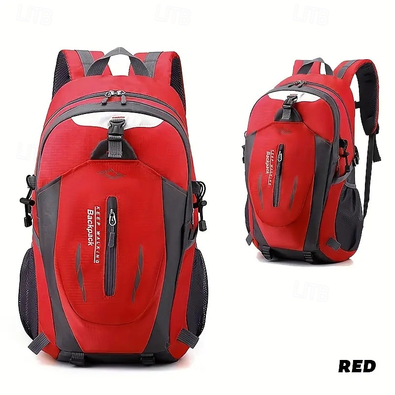 2025年 20-35 L ハイキング用デイパック リュックサック ジッパー マルチポケット - 耐久性 耐久 アウトドア ハイキング キャンピング 軍隊 ナイロン ブラック レッド ブルー  コレクション – $17.59 –P9