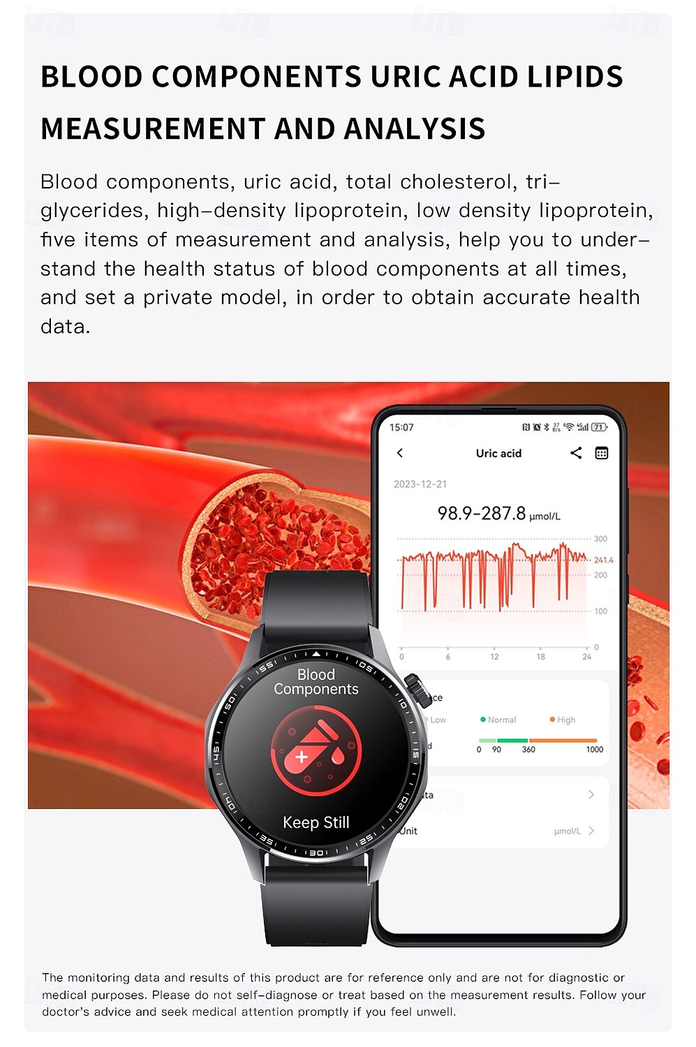 2025年 696 F210 スマートウォッチ 1.55 インチ スマートブレスレット ブルートゥース ECG + PPG 歩数計 着信通知 と互換性があります Android iOS 男性 ハンドフリーコール メッセージ受信通知 IPX-0 48mmウォッチケース コレクション – $76.99 –P11
