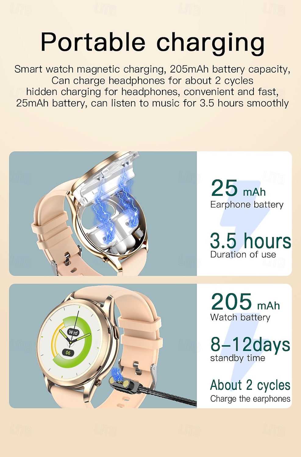 New TWS 2-in-1 With Headset Smart Watch Bluetooth Call Men Watch Women SmartWatch Heart Rate Monitor Play Music Watch 2025 - $78.99 –P9
