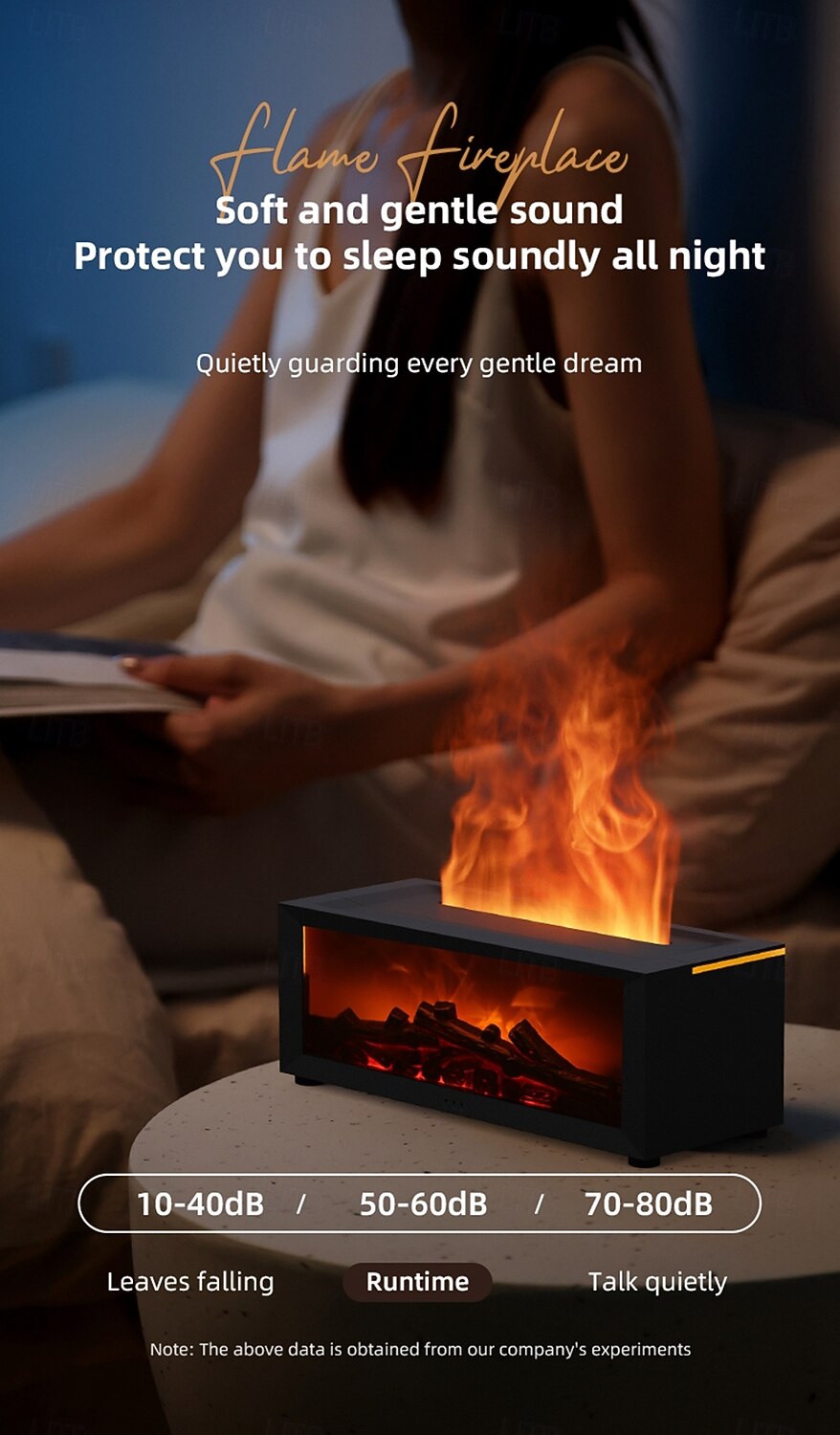 Flame Diffuser USB-Powered Simulated Flame Aroma Diffuser 7-Color Flame Oil Essential Aroma Diffuser with Remote 2025 - $42.99 –P10