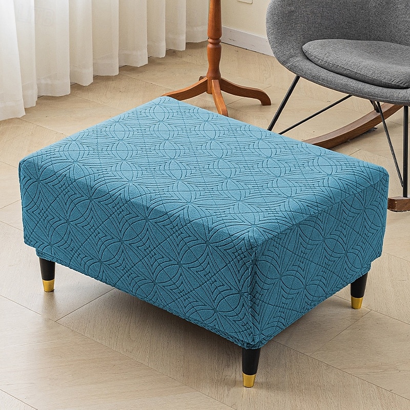 Copri pouf quadrato, copri pouf spesso ed elastico di grandi dimensioni per pouf quadrati di grandi dimensioni, copri mobili extra large e copri poggiapiedi per l'arredamento del soggiorno del 2025 a $12.49 –P11