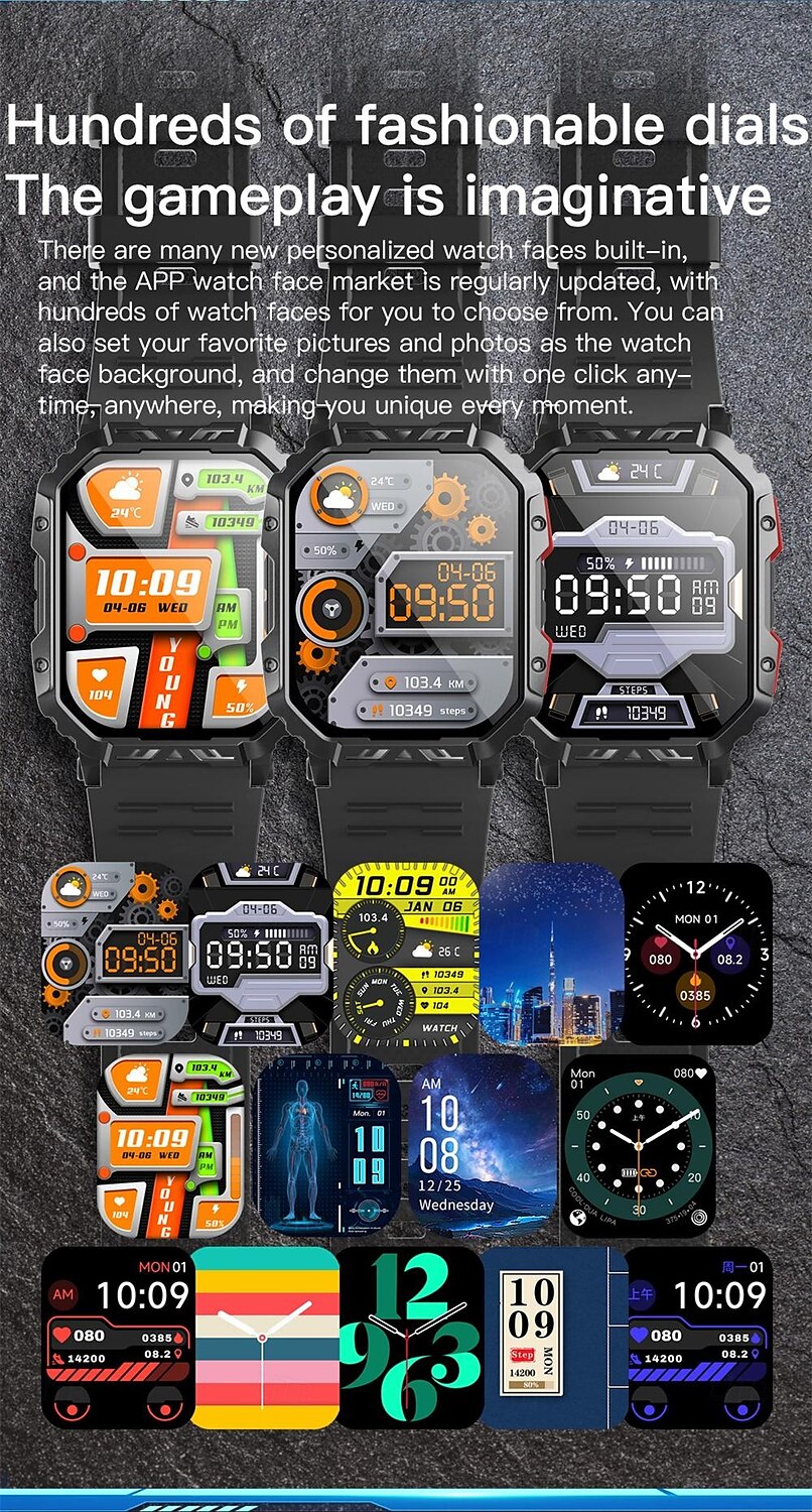 F407 Smart Watch Men Bluetooth Call 2.1inch HD Large Screen Health Monitoring Sport Fitness Tracker Smartwatch 2025 - $62.99 –P16