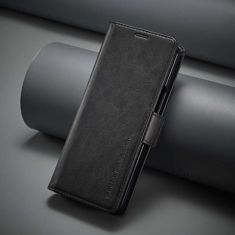 telefon Carcasă Pro Samsung Galaxy Z-sklad 7 Z Fold 6 Z Fold 5 Z Fold 4 Flip Cover se stojánkem Magnetické Slot pro kartu Retro TPU PU kůže 2025 - $18.99 –P5