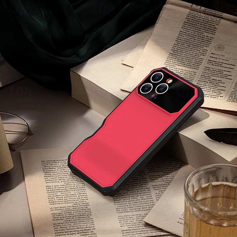 τηλέφωνο tok Για iPhone 16 Pro Max Plus iPhone 15 Pro Max Plus Πίσω Κάλυμμα Μαγνητική Υποστήριξη ασύρματης φόρτισης Ανθεκτική σε πτώσεις Ρετρό TPU PC 2025 - $22.99 –P1