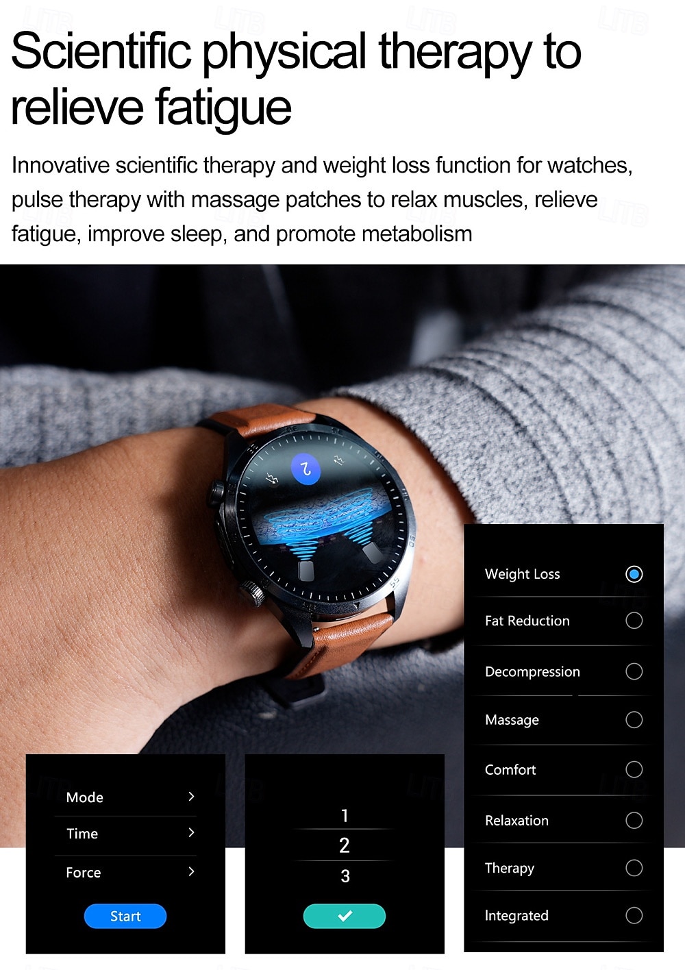 696 TK79 Smart Watch 1.47 inch Smart Band Fitness Bracelet Bluetooth ECG+PPG Temperature Monitoring Pedometer Compatible with Android iOS Women Men Message Reminder IPX-0 27mm Watch Case 2025 - $66.99 –P7