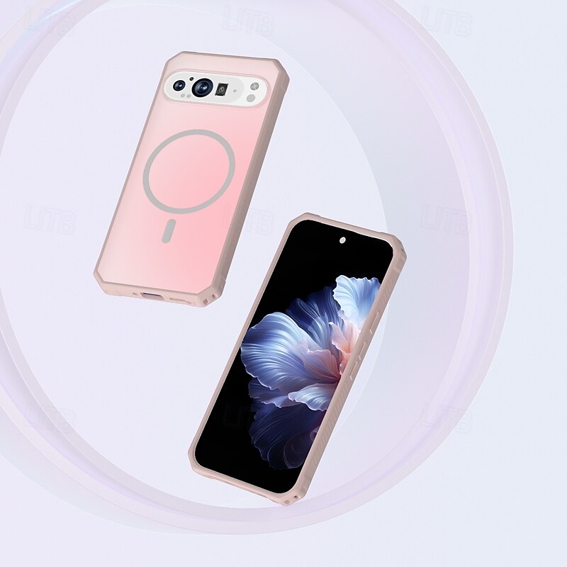 τηλέφωνο tok Για Pixel 9 Pro Pixel 9 Pro XL Pixel 9 Πίσω Κάλυμμα Μαγνητική Υποστήριξη ασύρματης φόρτισης Ανθεκτική σε πτώσεις Ρετρό TPU 2025 - $16.99 –P5