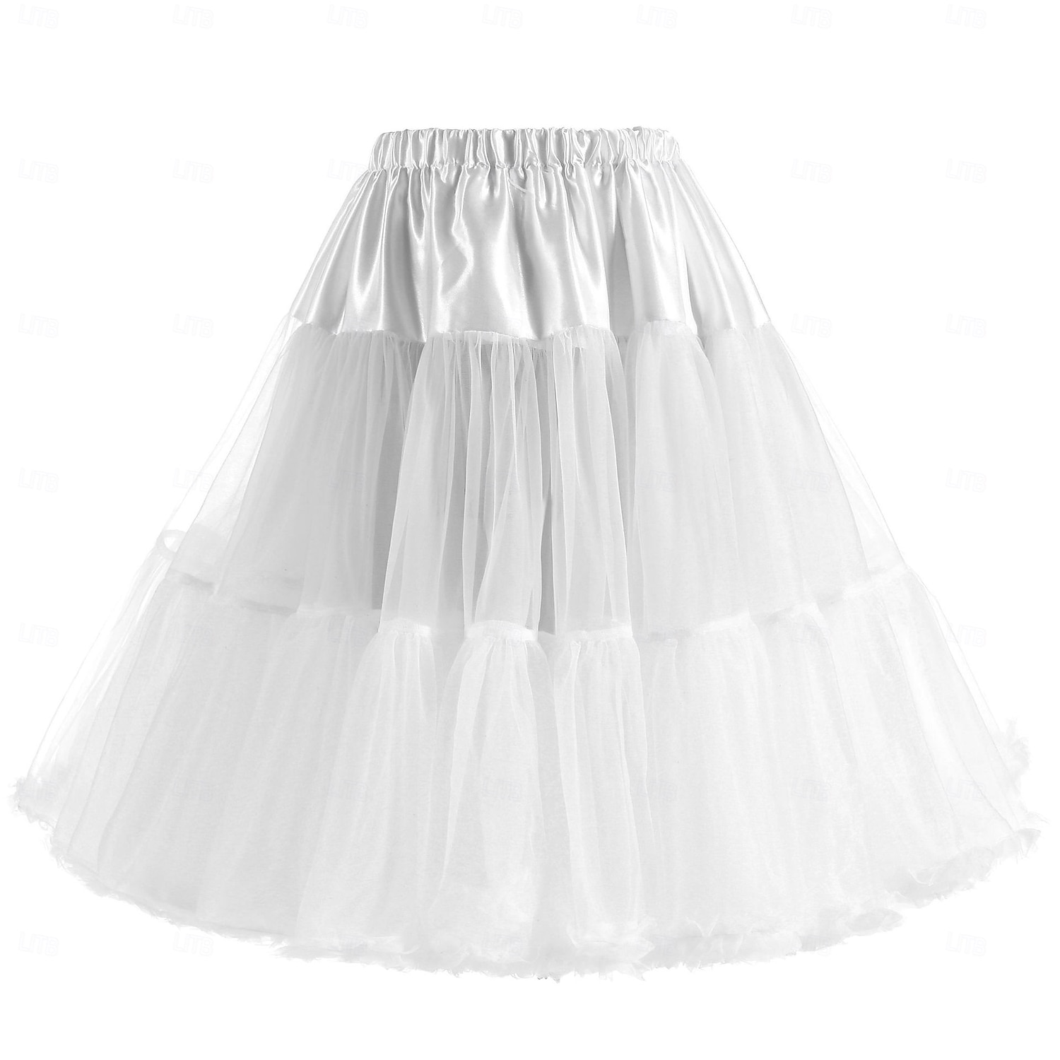 1950er Prinzessin Reifrock Krinoline Unterrock Tüllrock Einfarbig Damen Maskerade Veranstaltung / Fest Abschlussball Junggesellinnenabschiedsparty Erwachsene Rock 2025 - $27.99 –P4