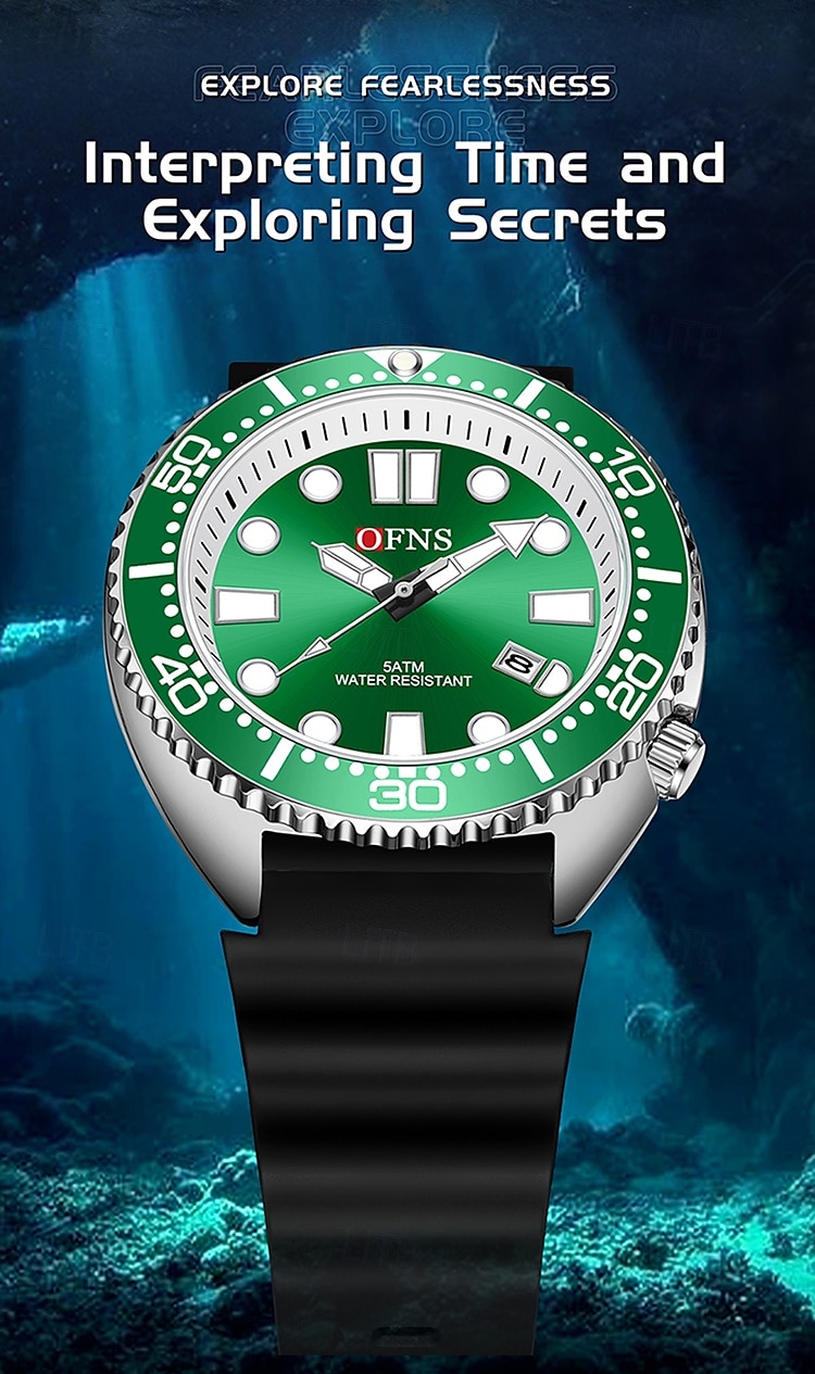 Men Quartz Watch Minimalist Fashion Casual Wristwatch Luminous Calendar Waterproof World Time Rubber Watch 2025 - $32.99 –P2