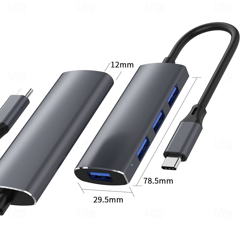 3.0 Aluminum Alloy Hub Three-port 2.0 USB High-speed Download Splitter 2025 - $19.99 –P9